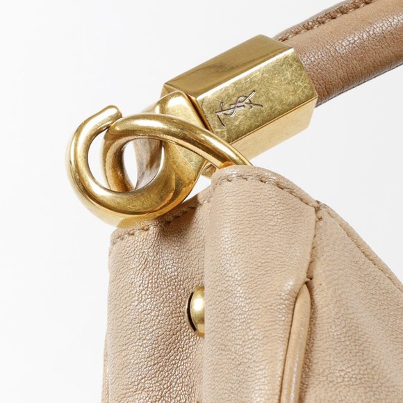 Yves Saint Laurent Beige Roady Hobo Bag - Picture 7 of 11